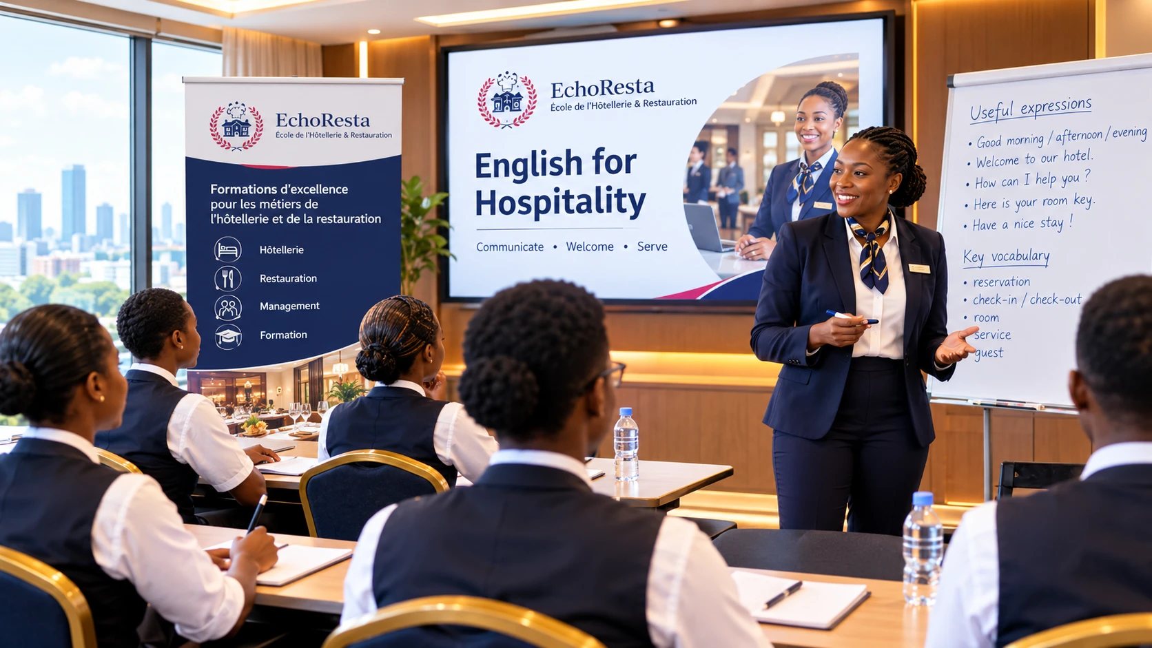 English for tourism & hospitality training in Abidjan